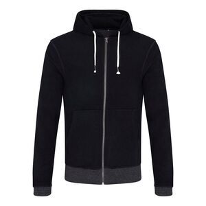 Ecologie Mens Okavango Contrast Zoodie / Black/Charcoal